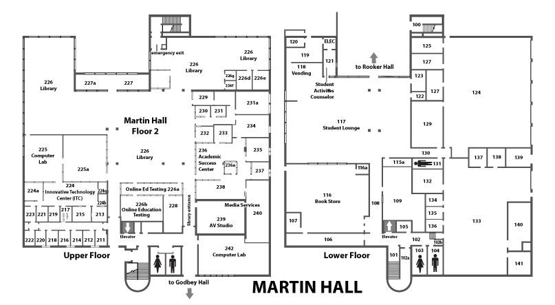 godbey hall map