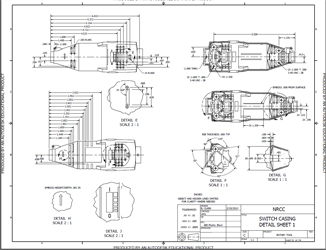 Switch Casing Detail Sheet