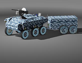 Blue Unmanned Ground Vehicle