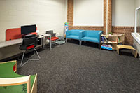 family room with computer and desk 3rd angle