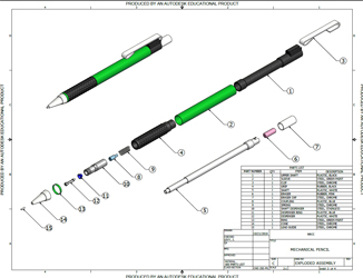 Mechanical Pencil Assembly