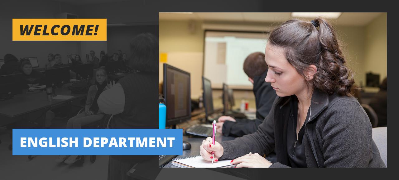 Welcome to the English Department Website