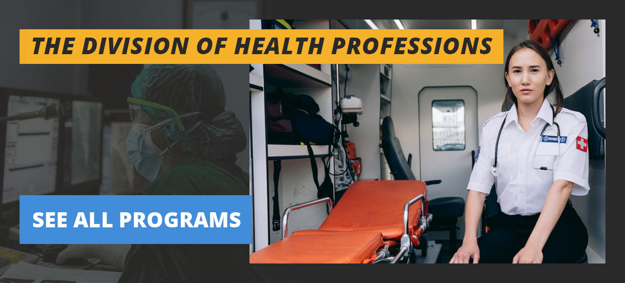 View Health Professions program offerings