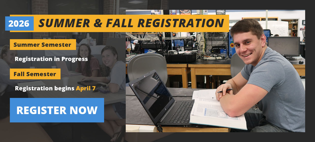 Register now for summer classes....Fall classes begin April 7 2026